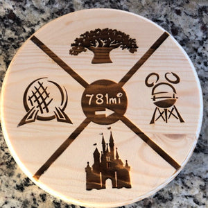 Your Mileage to WDW Plaque