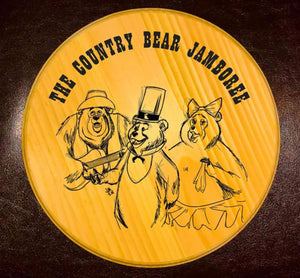 Country Bear Jamboree Disney Attraction Plaque