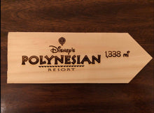 Load image into Gallery viewer, Your Miles to Disney&#39;s Polynesian Resort Personalized Sign
