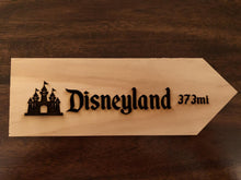 Load image into Gallery viewer, Your Miles To Disneyland - The Happiest Place On Earth Personalized Sign
