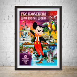 Vintage Travel Disney World 1970s - Eastern Airlines