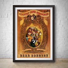 Load image into Gallery viewer, Country Bear Jamboree - Vintage Disney Attraction Poster
