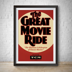 Great Movie Ride - Vintage Attraction Poster - Disney Hollywood Studios