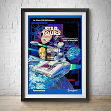 Load image into Gallery viewer, Star Tours - Vintage Disneyland Attraction Poster
