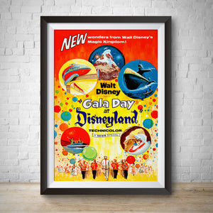 Disneyland Gala Day - Vintage Poster