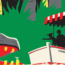 Load image into Gallery viewer, Jungle River Cruise - Adventureland Vintage Attraction Poster Print

