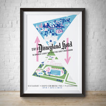 Load image into Gallery viewer, Disneyland Hotel - Vintage Attraction Poster

