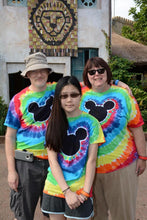 Load image into Gallery viewer, Magical Mouse Tie-Dye Rainbow Adult Shirts
