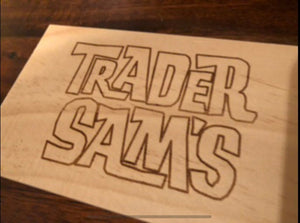 Your Miles to Trader Sam's Personalized Sign