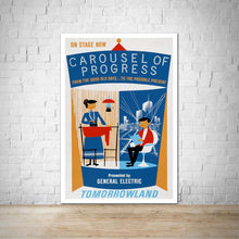 Load image into Gallery viewer, Carousel of Progress - Tomorrowland Vintage Disney Attraction Poster
