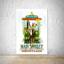 Load image into Gallery viewer, Main Street Trolley - Vintage Disneyland Attraction Poster
