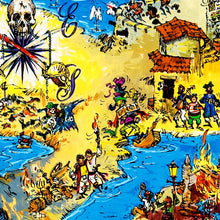 Load image into Gallery viewer, Pirates of the Caribbean Ride Map - New Orleans Square
