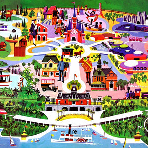 Vintage Magic Kingdom Concept Map