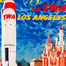 Load image into Gallery viewer, Vintage Travel Disneyland - Los Angeles TWA Advertisement
