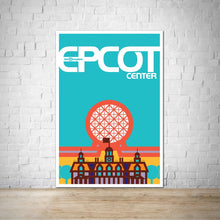 Load image into Gallery viewer, Epcot Center Vintage Walt Disney World Poster
