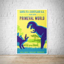 Load image into Gallery viewer, Primeval World Vintage Disneyland Attraction Poster

