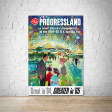 Load image into Gallery viewer, 1964 - 1965 NY World&#39;s Fair Vintage Attraction Poster
