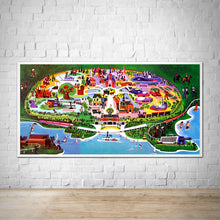 Load image into Gallery viewer, Vintage Magic Kingdom Concept Map
