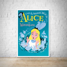 Load image into Gallery viewer, Alice in Wonderland - Vintage Fantasyland Disneyland Attraction Poster
