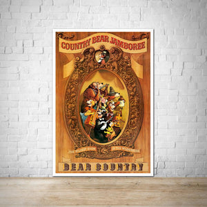 Country Bear Jamboree - Vintage Disney Attraction Poster