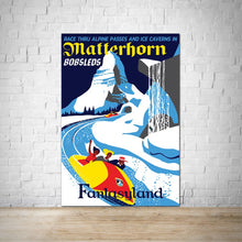 Load image into Gallery viewer, Matterhorn - Vintage Fantasyland Attraction Poster
