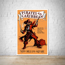 Load image into Gallery viewer, Pirates of the Caribbean - New Orleans Square - Vintage Poster
