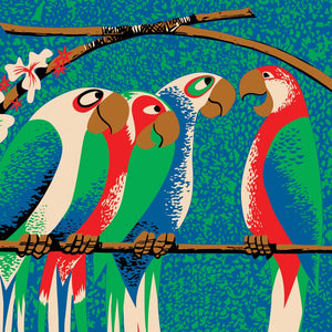 Enchanted Tiki Room - Disney Adventureland - Vintage Attraction Poster Print