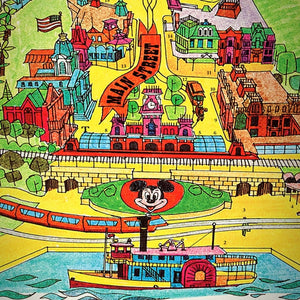 1971 - Disney World Park Map - Magic Kingdom Map