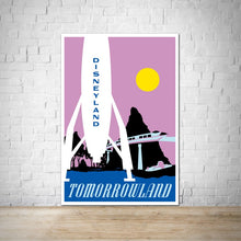 Load image into Gallery viewer, Tomorrowland Vintage Disneyland Attraction Poster
