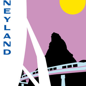 Tomorrowland Vintage Disneyland Attraction Poster