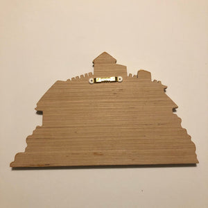 Haunted Mansion-Inspired Cork Pin Board