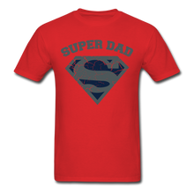 Load image into Gallery viewer, Super Dad Shirt - red
