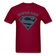 Load image into Gallery viewer, Super Dad Shirt - burgundy
