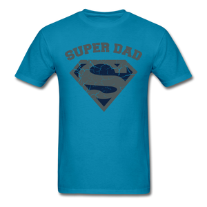 Super Dad Shirt - turquoise