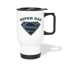 Load image into Gallery viewer, Super Dad Travel Mug - white
