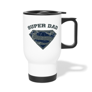 Super Dad Travel Mug - white