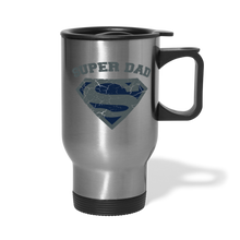 Load image into Gallery viewer, Super Dad Travel Mug - silver
