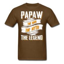 Load image into Gallery viewer, Papaw the Legend T-Shirt - brown
