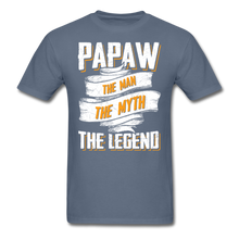 Load image into Gallery viewer, Papaw the Legend T-Shirt - denim
