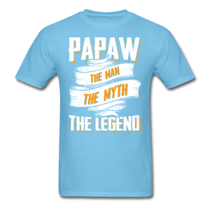 Papaw the Legend T-Shirt - aquatic blue
