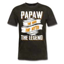 Load image into Gallery viewer, Papaw the Legend T-Shirt - mineral black
