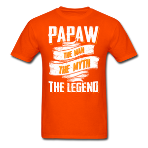 Papaw the Legend T-Shirt - orange