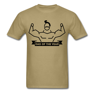 Dad of the Year T-Shirt - khaki