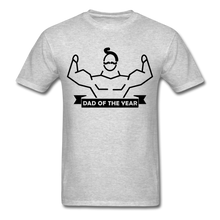 Load image into Gallery viewer, Dad of the Year T-Shirt - heather gray
