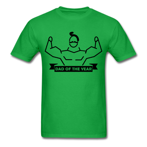 Dad of the Year T-Shirt - bright green