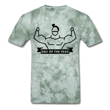 Load image into Gallery viewer, Dad of the Year T-Shirt - military green tie dye
