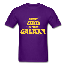Load image into Gallery viewer, Best Dad In The Galaxy - Men&#39;s T-Shirt - purple
