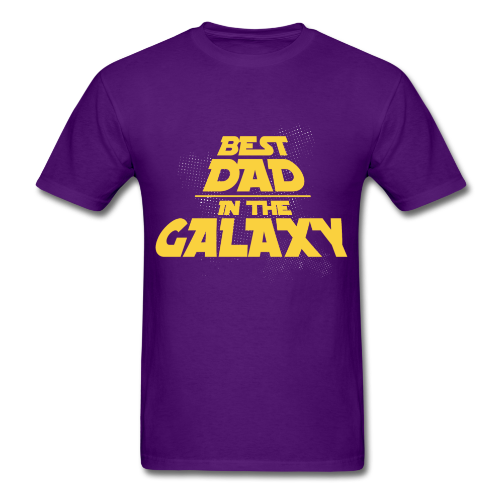 Best Dad In The Galaxy - Men's T-Shirt - purple