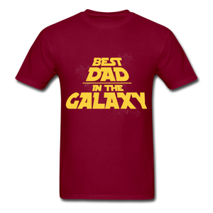 Best Dad In The Galaxy - Men's T-Shirt - burgundy