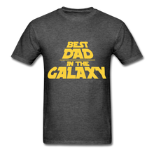 Load image into Gallery viewer, Best Dad In The Galaxy - Men&#39;s T-Shirt - heather black
